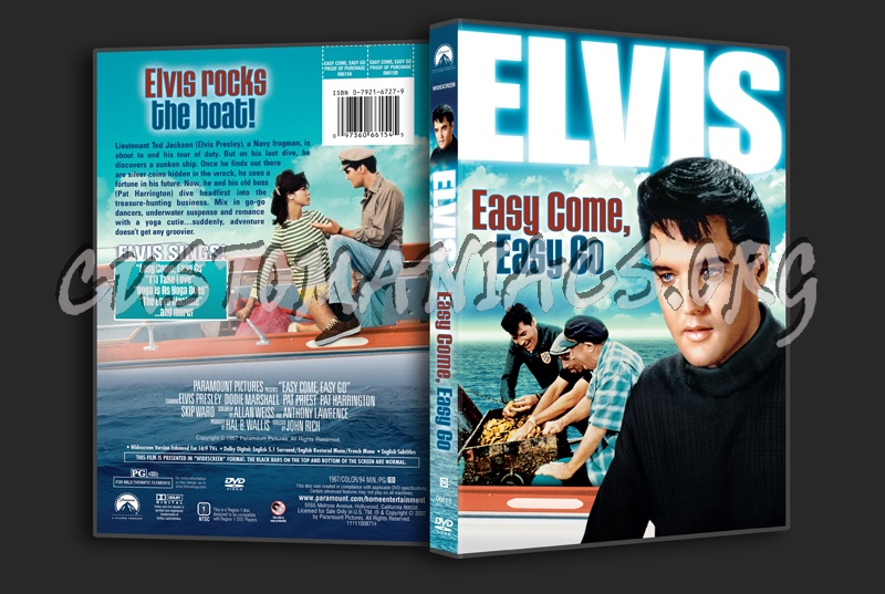 Elvis: Easy Come, Easy Go dvd cover