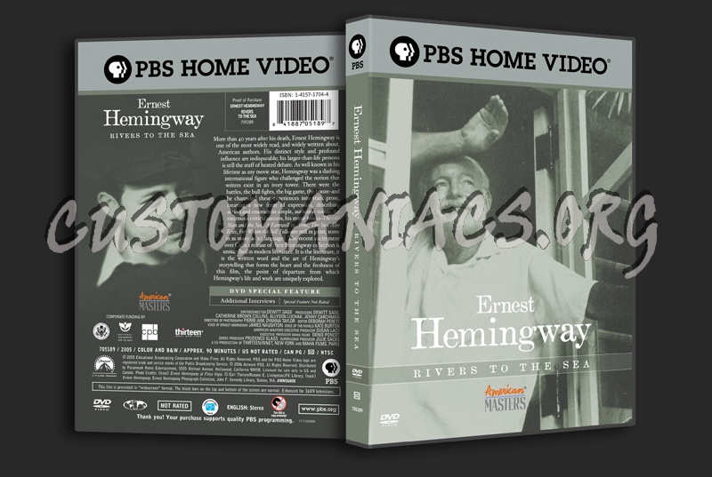 Ernest Hemingway Rivers to the Sea dvd cover