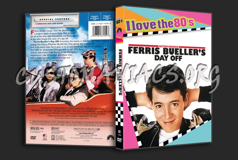 Ferris Bueller's Day off dvd cover