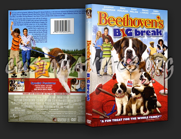 Beethoven's Big Break dvd cover - DVD Covers & Labels by Customaniacs ...