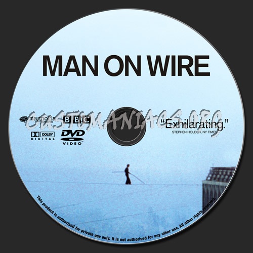 Man On Wire dvd label