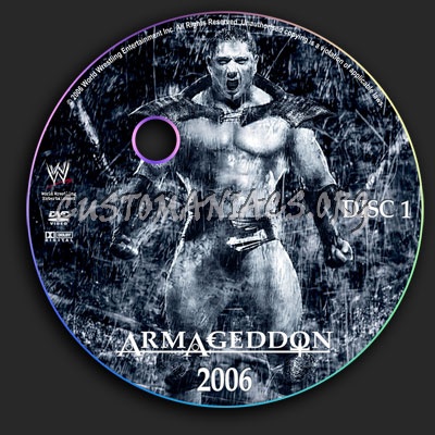 WWE - Armageddon 2006 dvd label