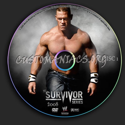 WWE - Survivor Series 2008 dvd label