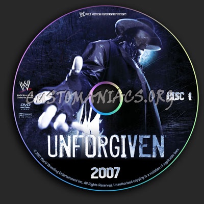 WWE - Unforgiven 2007 dvd label