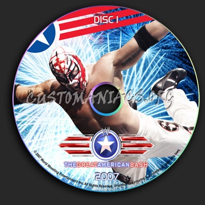 WWE - Great American Bash 2007 dvd label