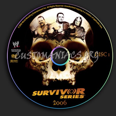 WWE - Survivor Series 2006 dvd label