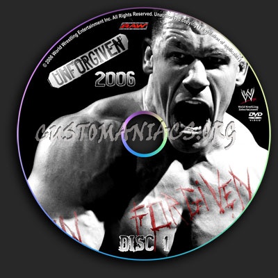 WWE - Unforgiven 2006 dvd label