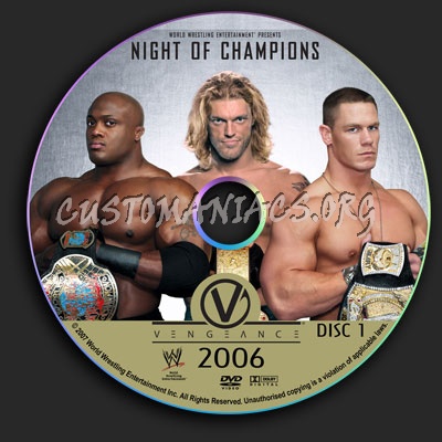 WWE - Vengeance 2007 dvd label