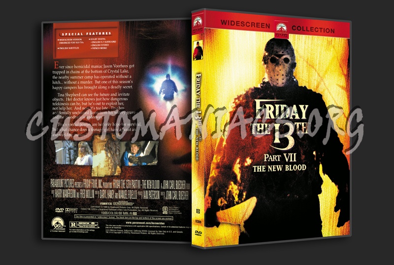 Friday the 13th Part 7 dvd cover