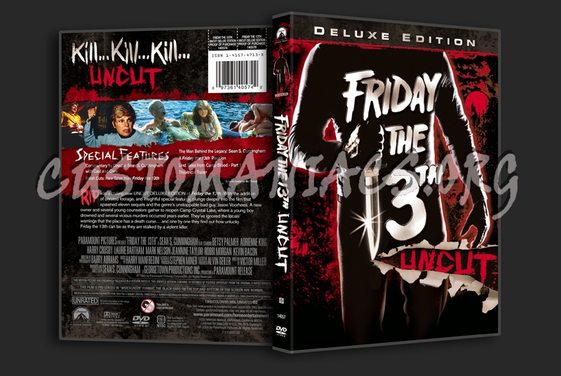 Friday the 13th Uncut dvd cover