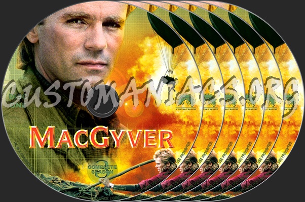 MacGyver Season 3 dvd label