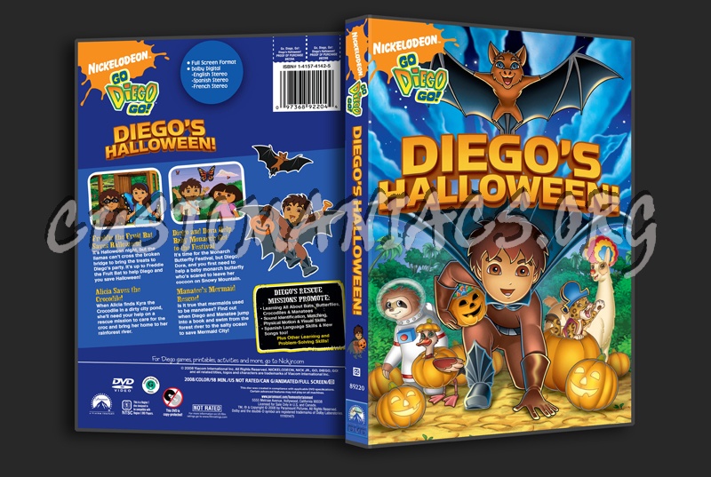 Go Diego Go Diego S Halloween Dvd Cover Dvd Covers Labels By Customaniacs Id Free Download Highres Dvd Cover