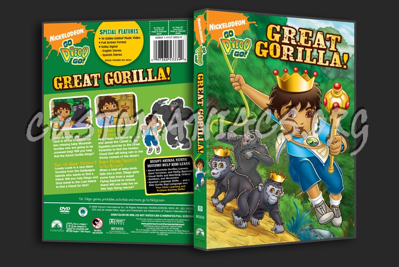 Go Diego Go!: Great Gorilla! dvd cover