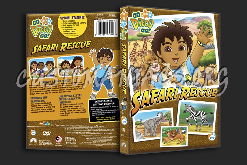 Go Diego Go!: Safari Rescue dvd cover