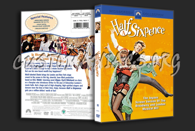 Half A Sixpence dvd cover