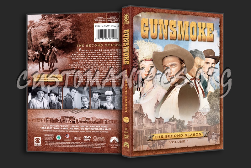 Gunsmoke Season 2 Volume 1 dvd cover