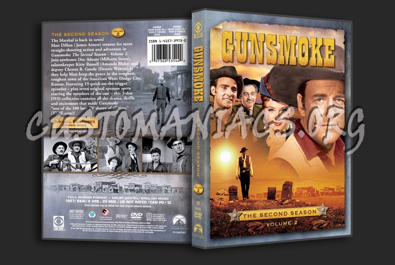 Gunsmoke Season 2 Volume 2 dvd cover