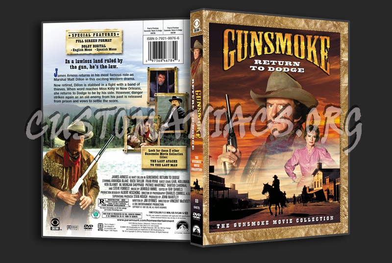 Gunsmoke Return to Dodge dvd cover