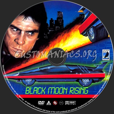 Black Moon Rising dvd label