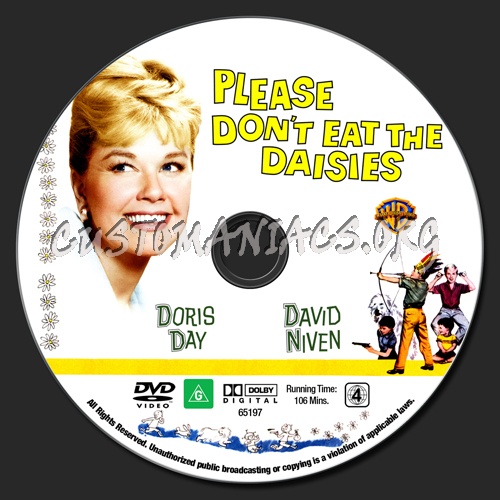 Please Don't Eat The Daisies dvd label