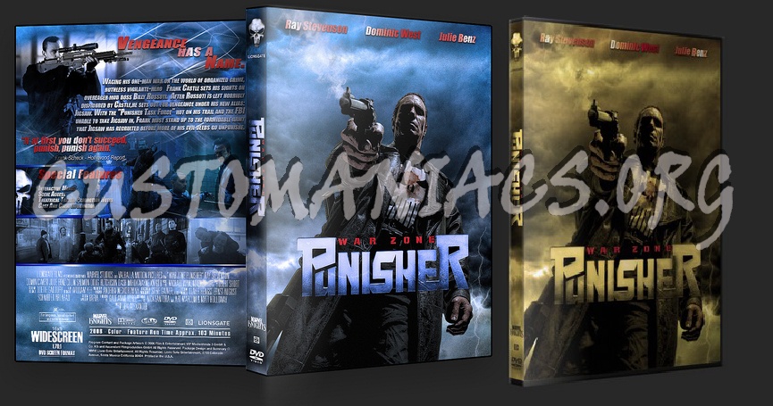 Punisher War Zone dvd cover