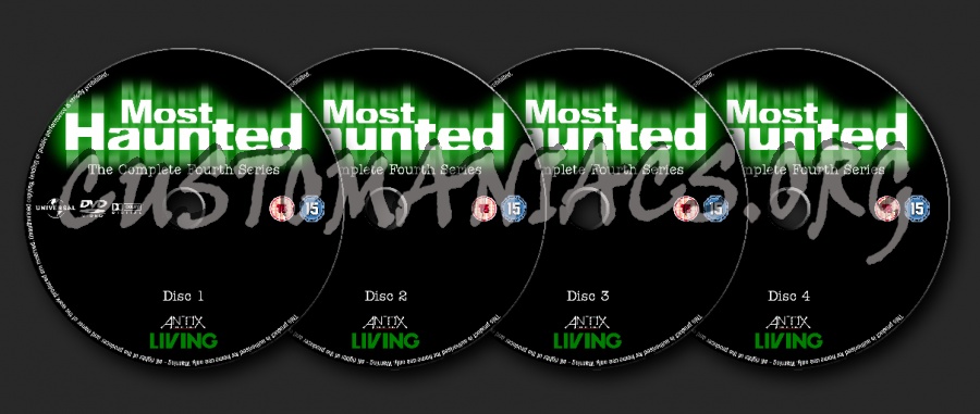 Most Haunted Series 4 dvd label