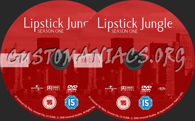 Lipstick jungle dvd label