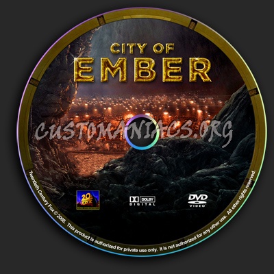 City of Ember dvd label