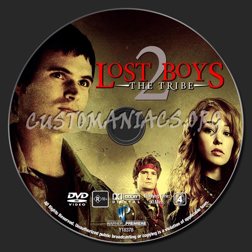 Lost Boys 2 - The Tribe dvd label