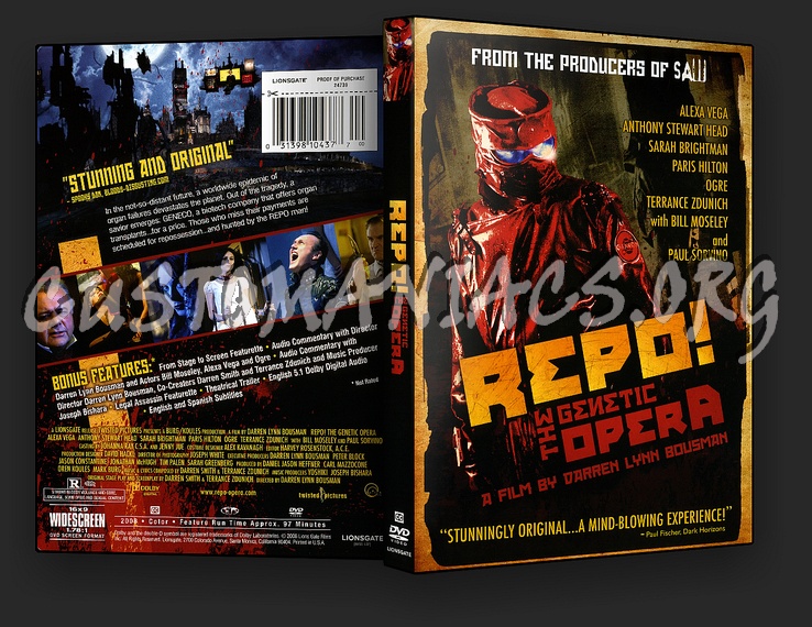 Repo! The Genetic Opera dvd cover