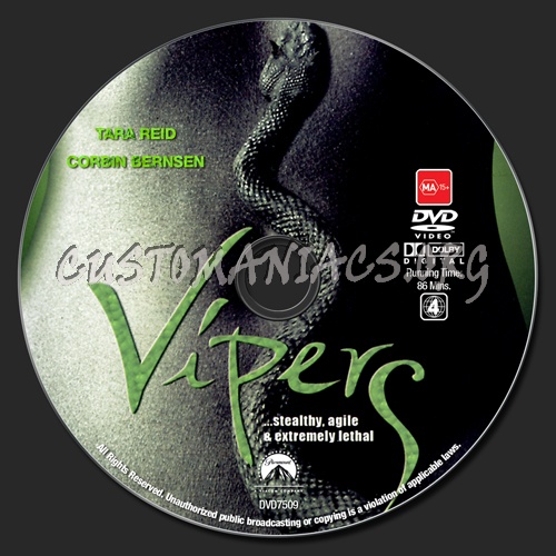 Vipers dvd label