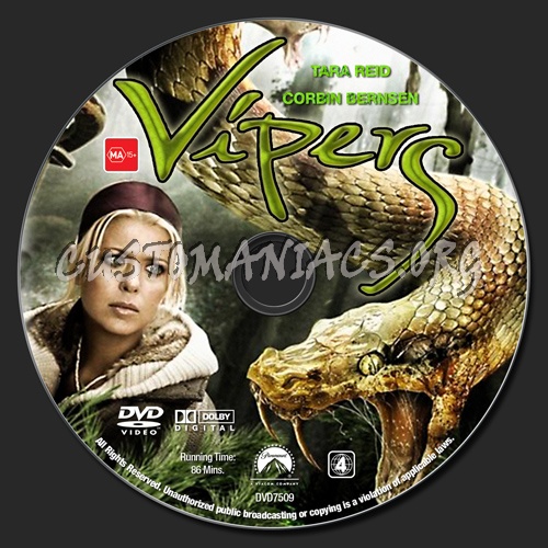 Vipers dvd label