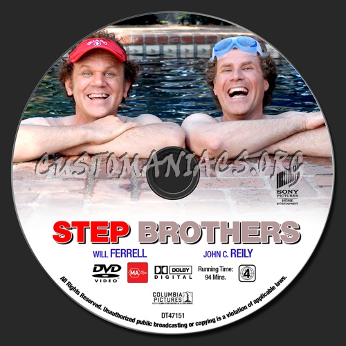 Step Brothers dvd label