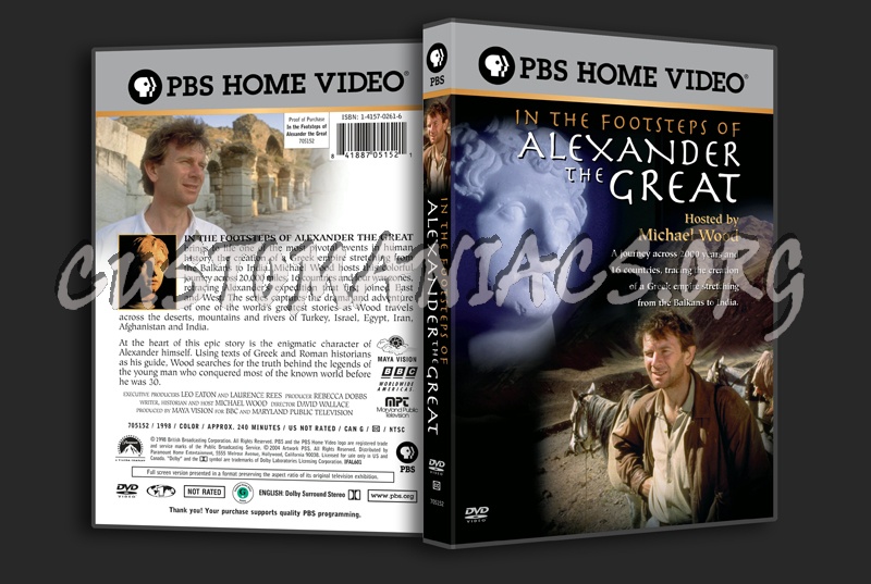 In the Footsteps of Alexander the Great dvd cover