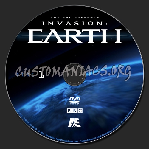 Invasion: Earth dvd label