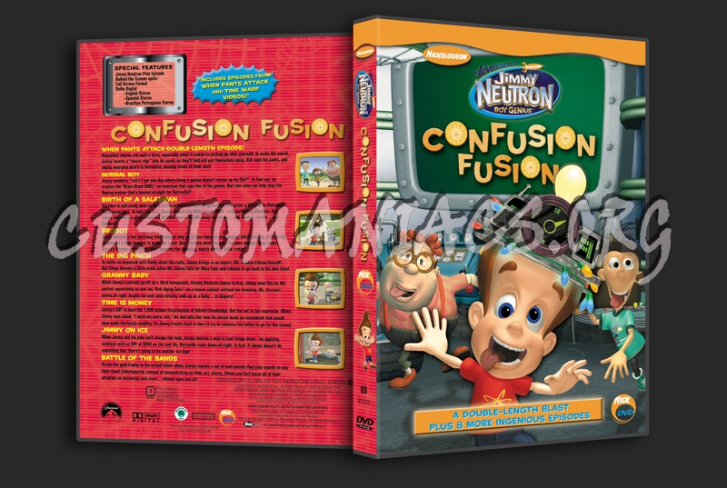 Jimmy Neutron: Confusion Fusion dvd cover