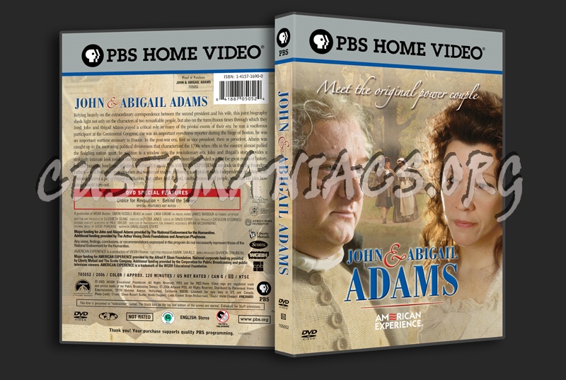 John & Abigail Adams dvd cover