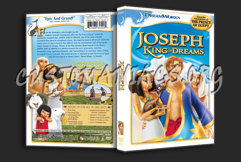 Joseph King of Dreams dvd cover