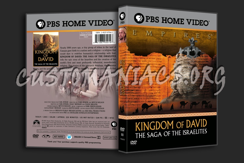 Kingdom of David The Saga of The Israelites dvd cover