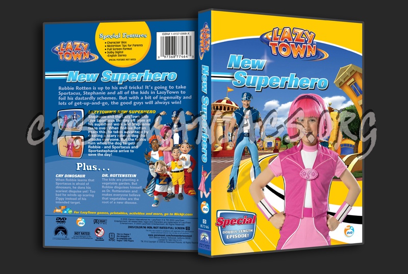 Lazy Town: New Superhero dvd cover