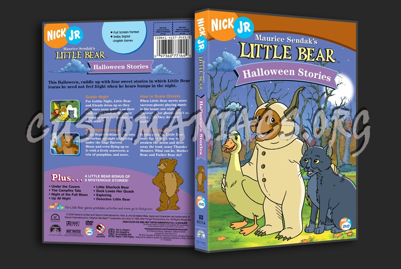 Little Bear: Halloween Stories dvd cover