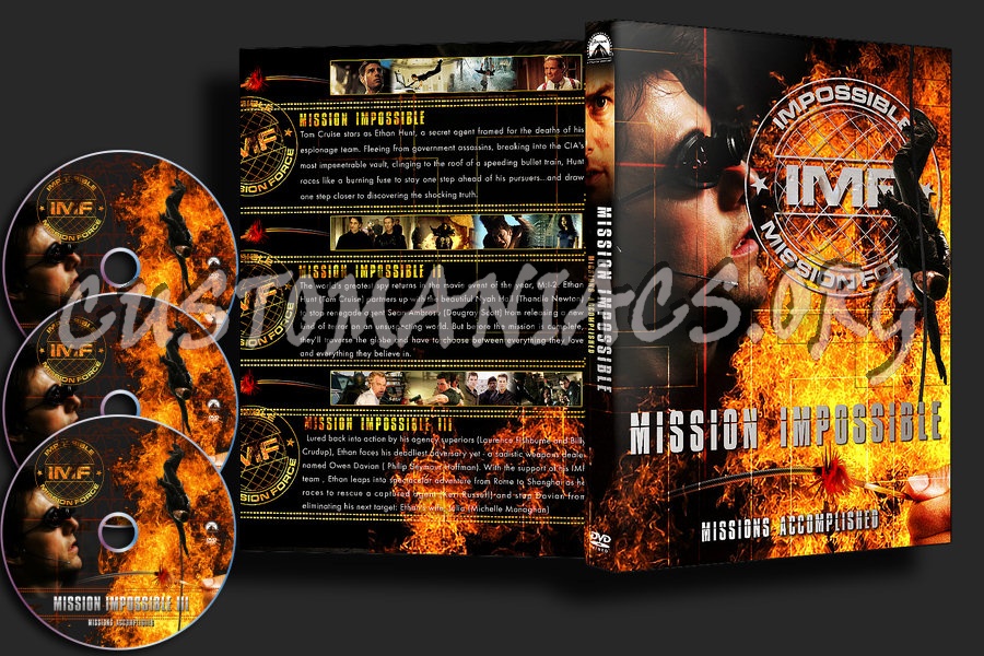 Mission Impossible Trilogy dvd cover