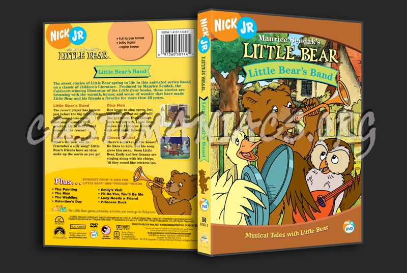 Little Bear: Little Bear's Band dvd cover