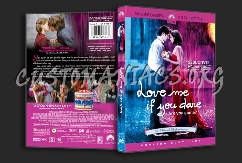 Love Me If You Dare dvd cover