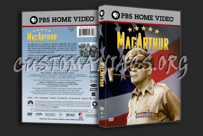 MacArthur dvd cover