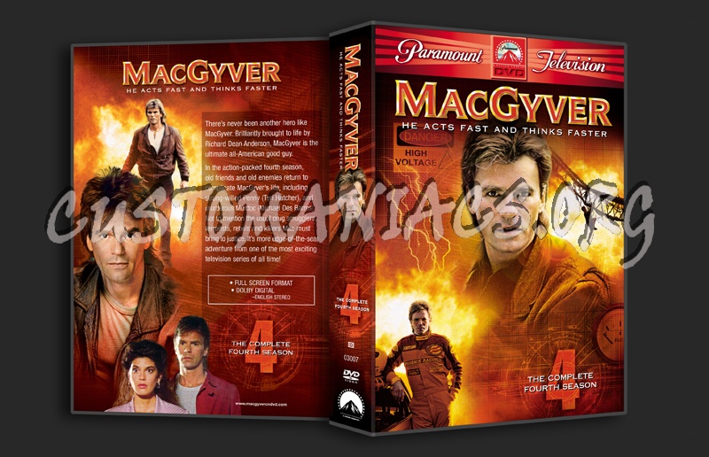 MacGyver Season 4 dvd cover