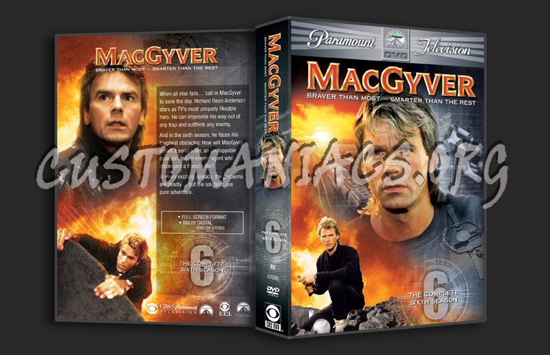 MacGyver Season 6 dvd cover