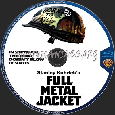 Ful Metal Jacket blu-ray label