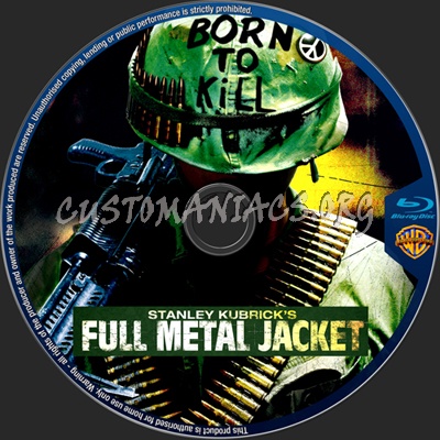 Ful Metal Jacket blu-ray label