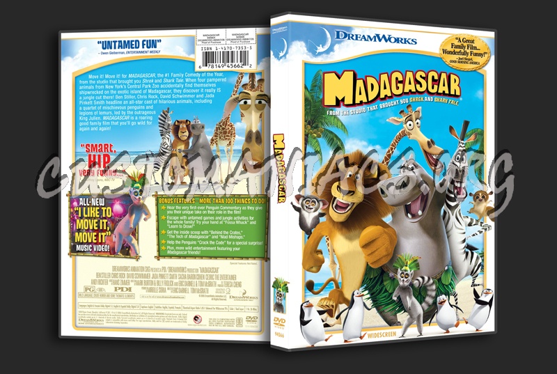 Madagascar dvd cover